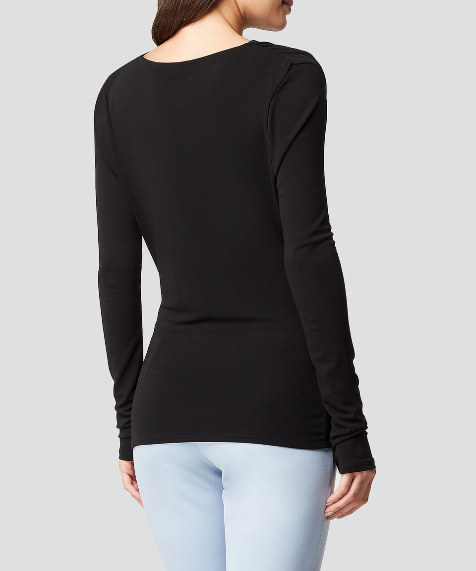 Boss Blusa Lisa Manga Larga Mujer