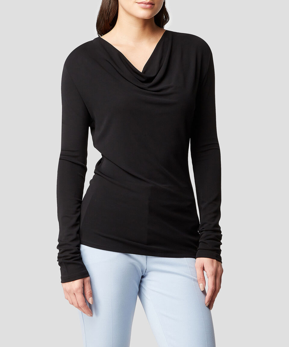 Boss Blusa lisa manga larga Mujer