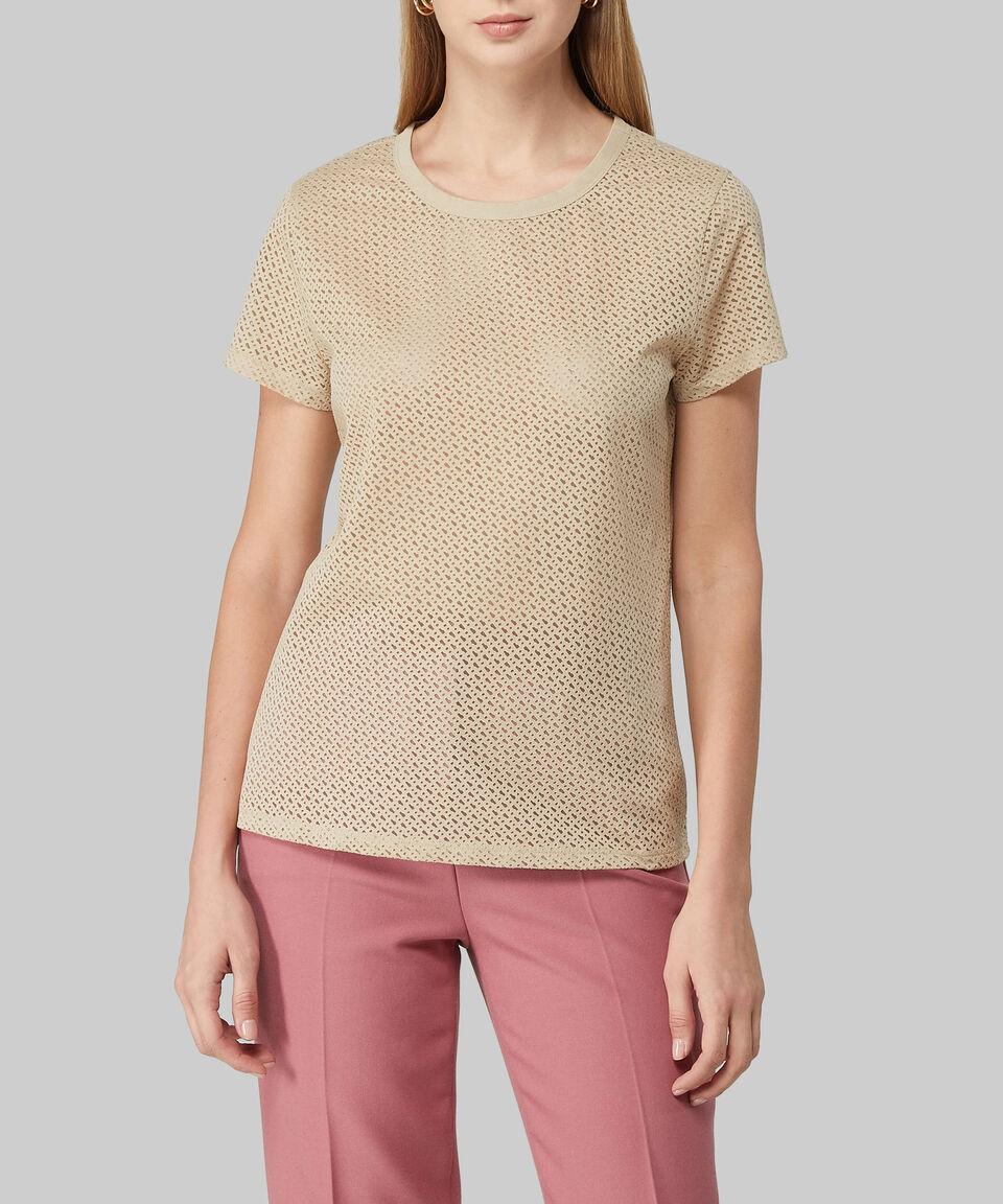 Boss Playera de cuello redondo y manga corta Mujer