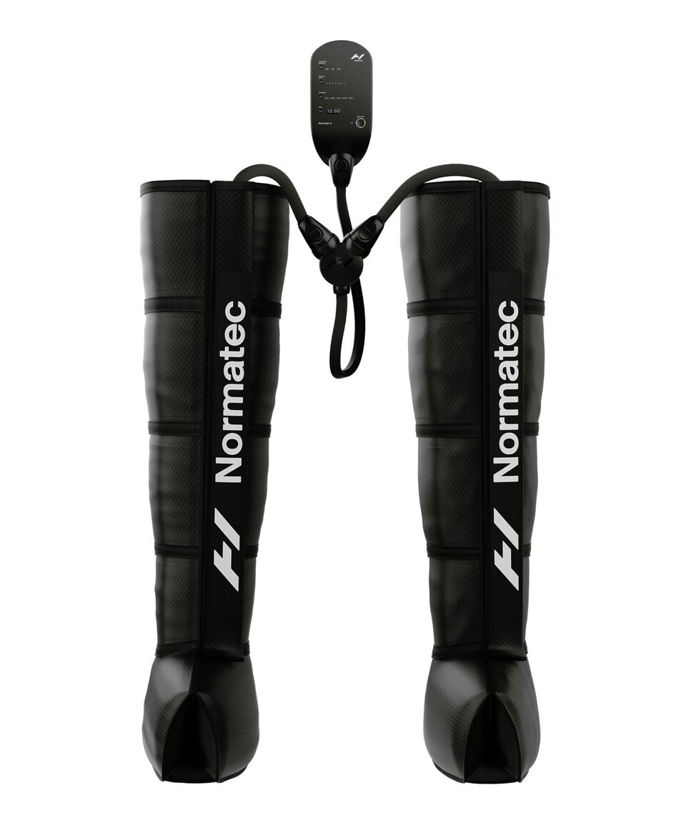 Hyperice Botas de compresión de aire Normatect 3 para piernas Negro