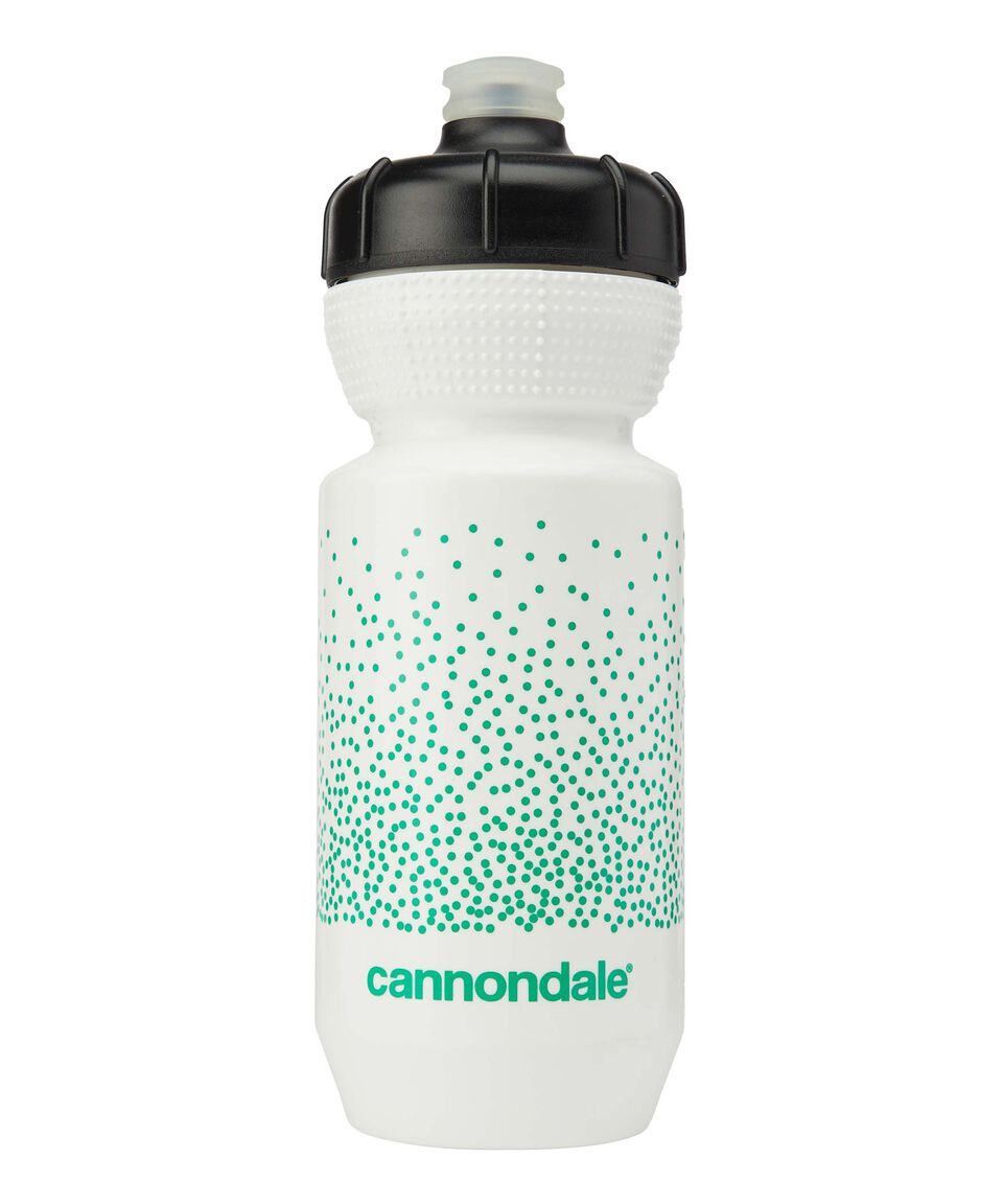 cannondale Botella para agua con burbujas blanco con verde 600 ml