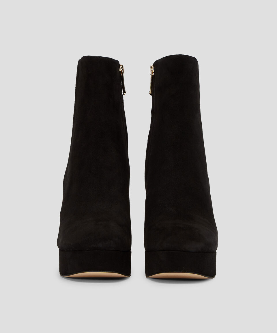 Michael Kors Botines En Piel Con Tacón Ancho De 11 Cm Mujer