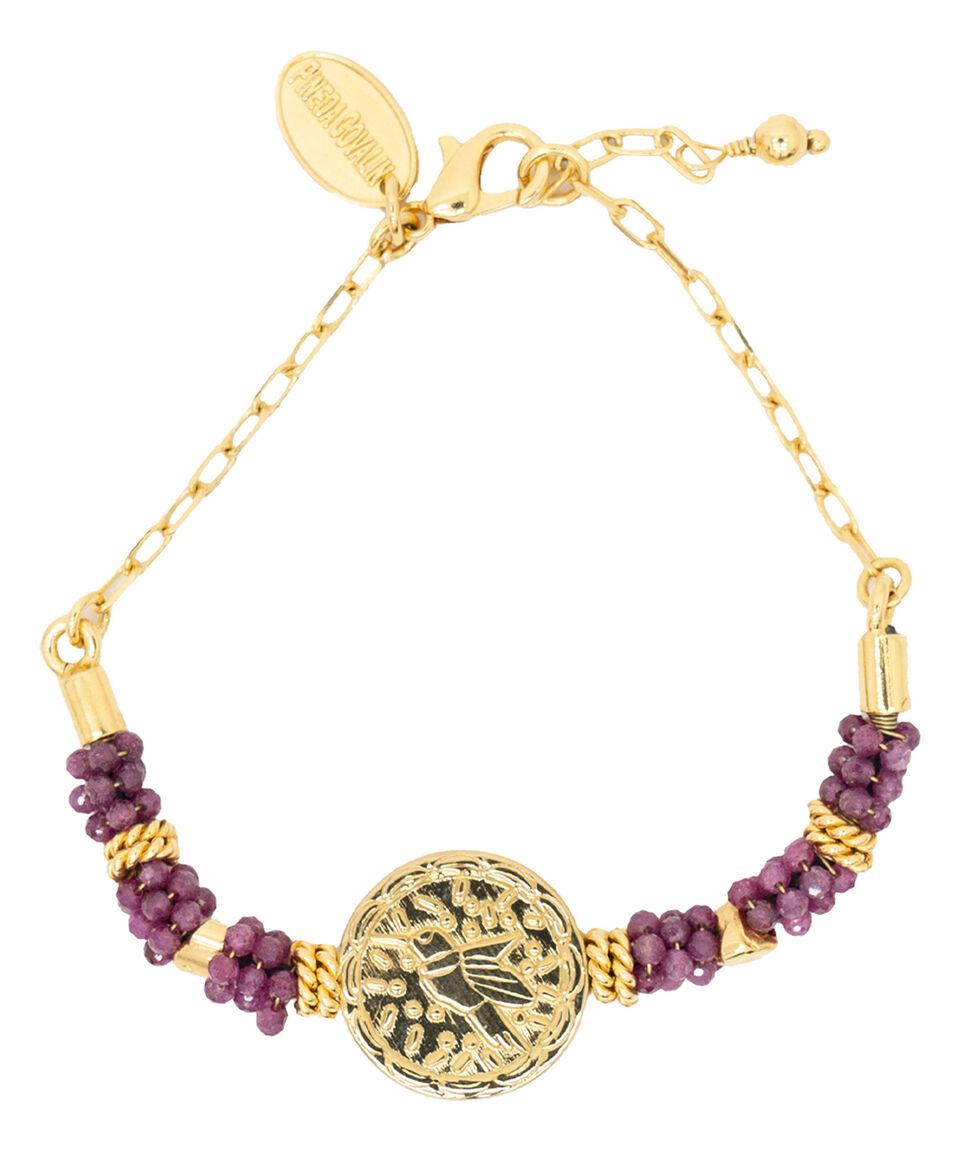 Pineda Covalin Brazalete con colibrí y pedrería Mujer