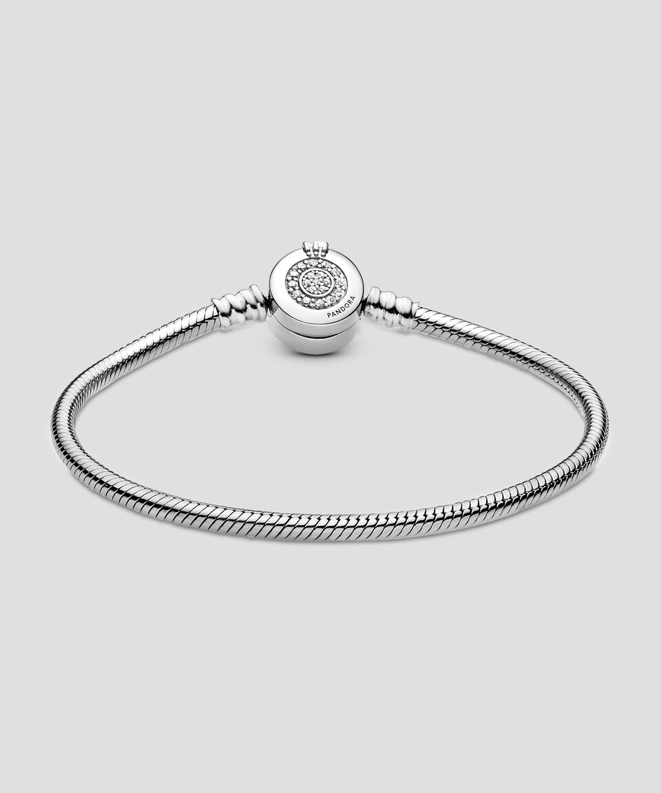 Pandora Brazalete En Plata .925 Con Circonitas Moments Mujer