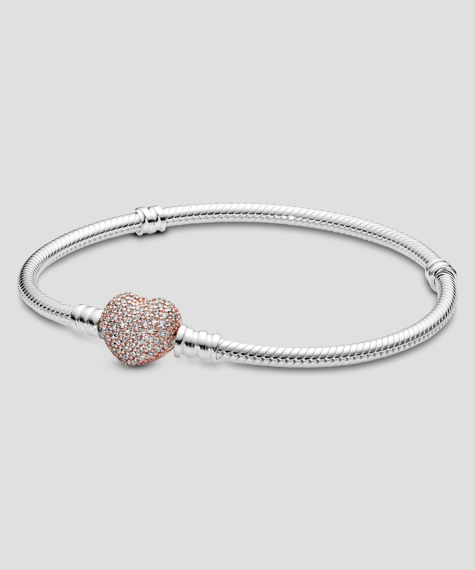 Pandora Brazalete en plata .925 con circonitas Mujer