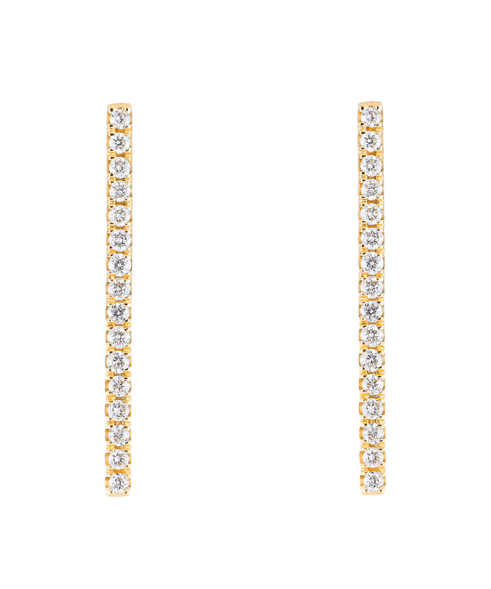 Eugenia Broqueles en oro 18 Kts con diamantes Mujer