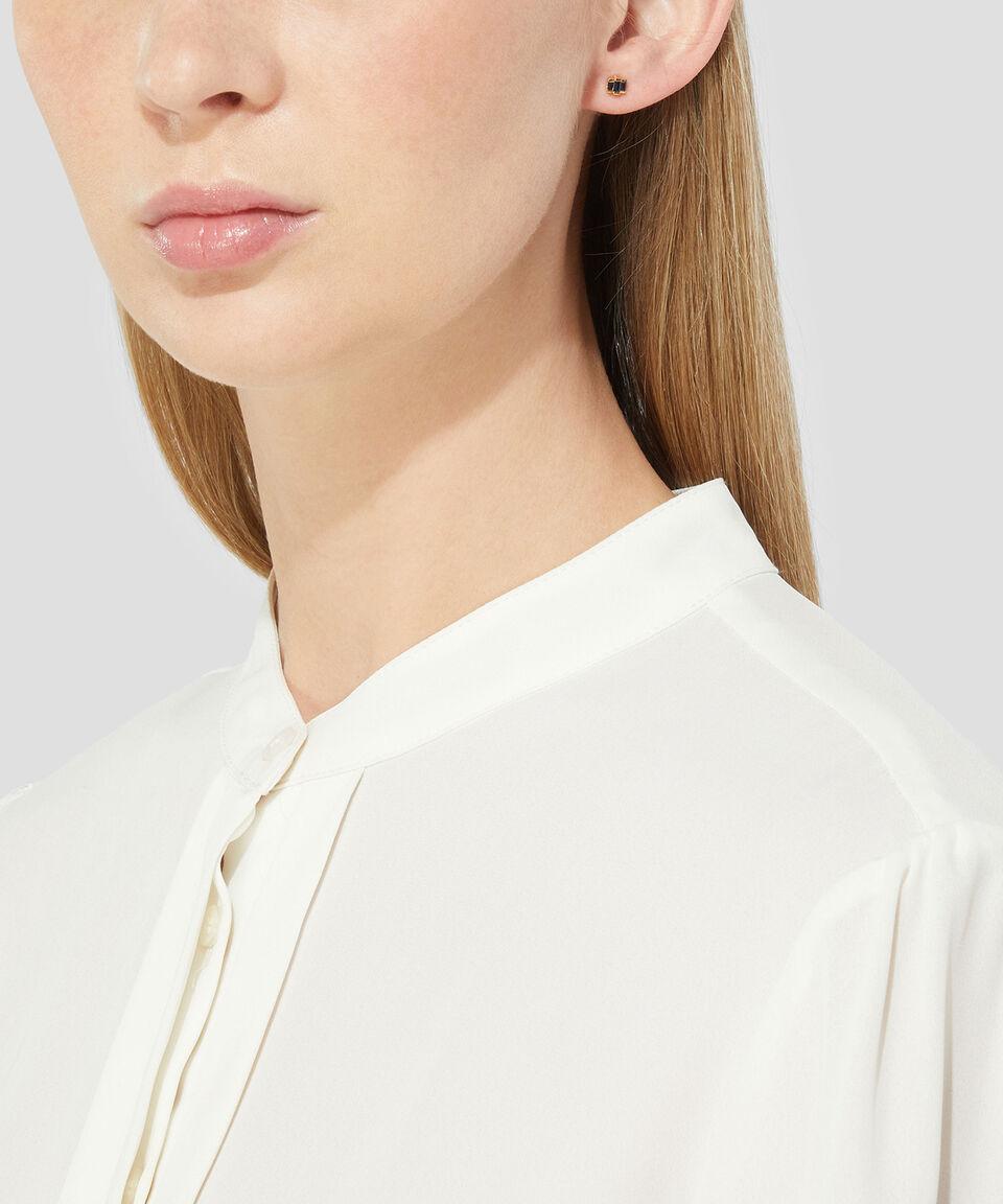 Eugenia Broqueles En Oro Amarillo De 18 Kilates Con Zafiro Mujer