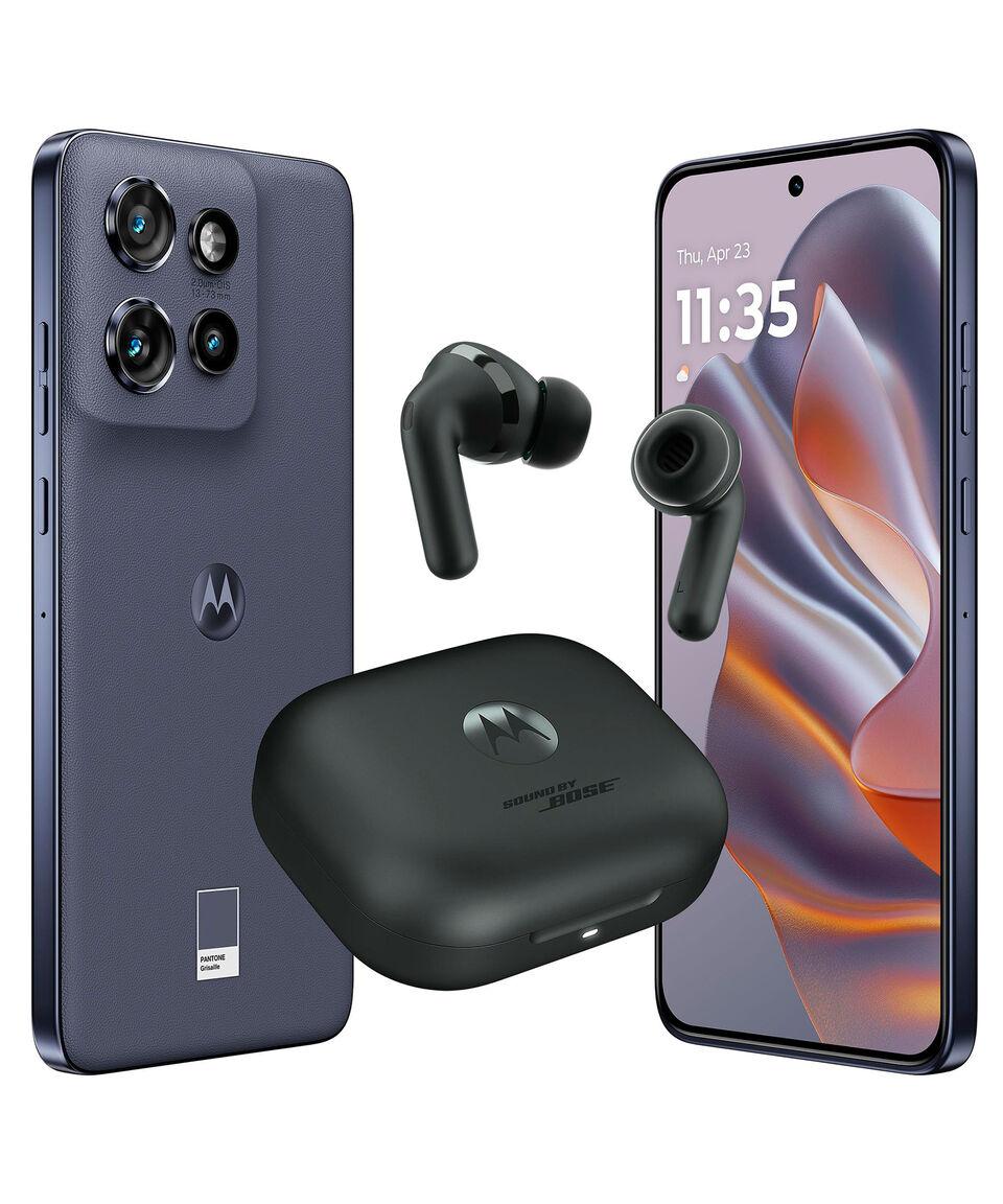 Motorola Bundle Celular Edge 50 Neo 256 GB RAM 8 GB Gris Desbloqueado