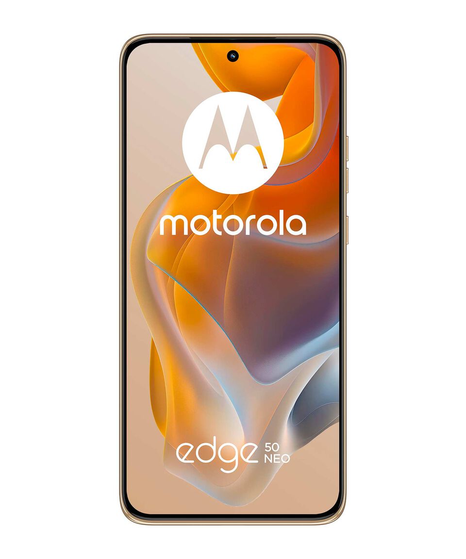 Motorola Bundle Celular Moto Edge 50 Neo 256 GB 8 GB Café Desbloqueado
