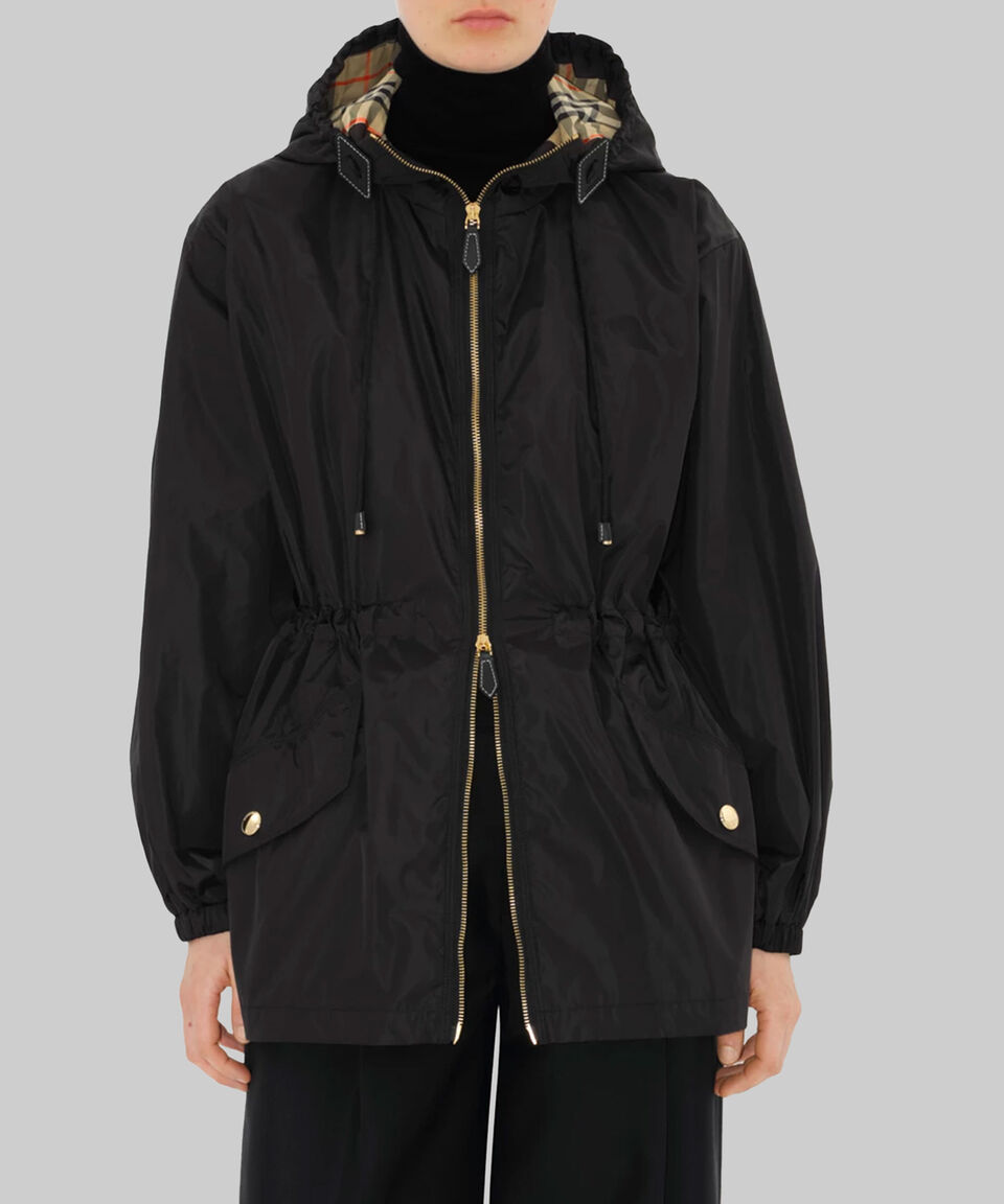 Burberry Chamarra Impermeable Mujer