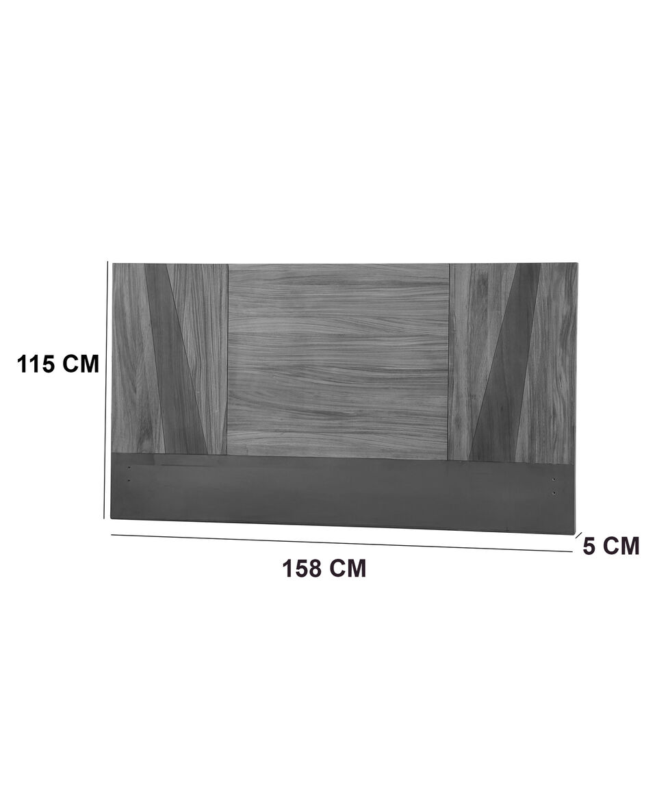 Del Toro Mu Cabecera Queen Size Caribe En Fibras De Madera