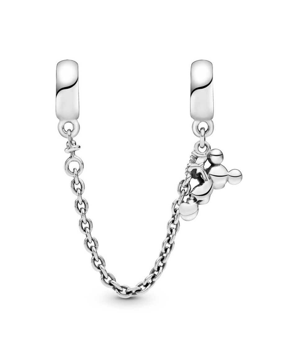 Pandora Cadena De Seguridad Mickey En Plata .925 Mujer