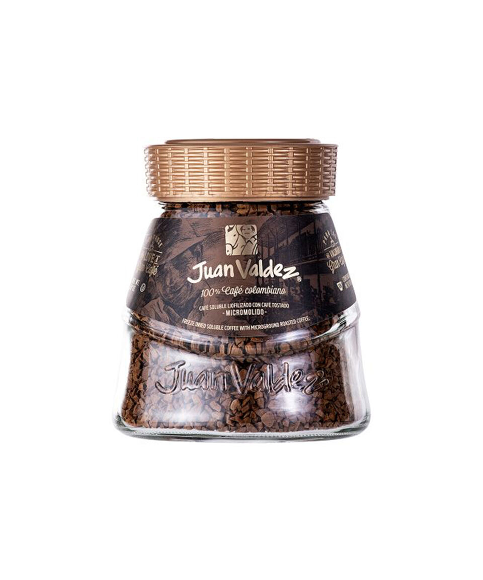 Juan Valdez Café Soluble Liofilizado con Café Tostado 190 g