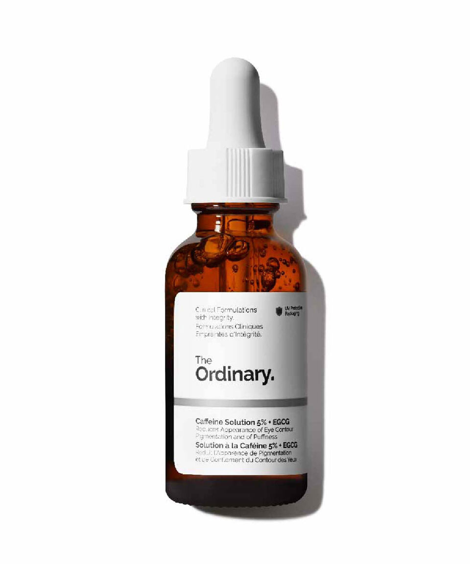 The Ordinary Caffeine Solution 5% + EGCGC (Suero para contorno de ojos con Cafeína) 30 ml