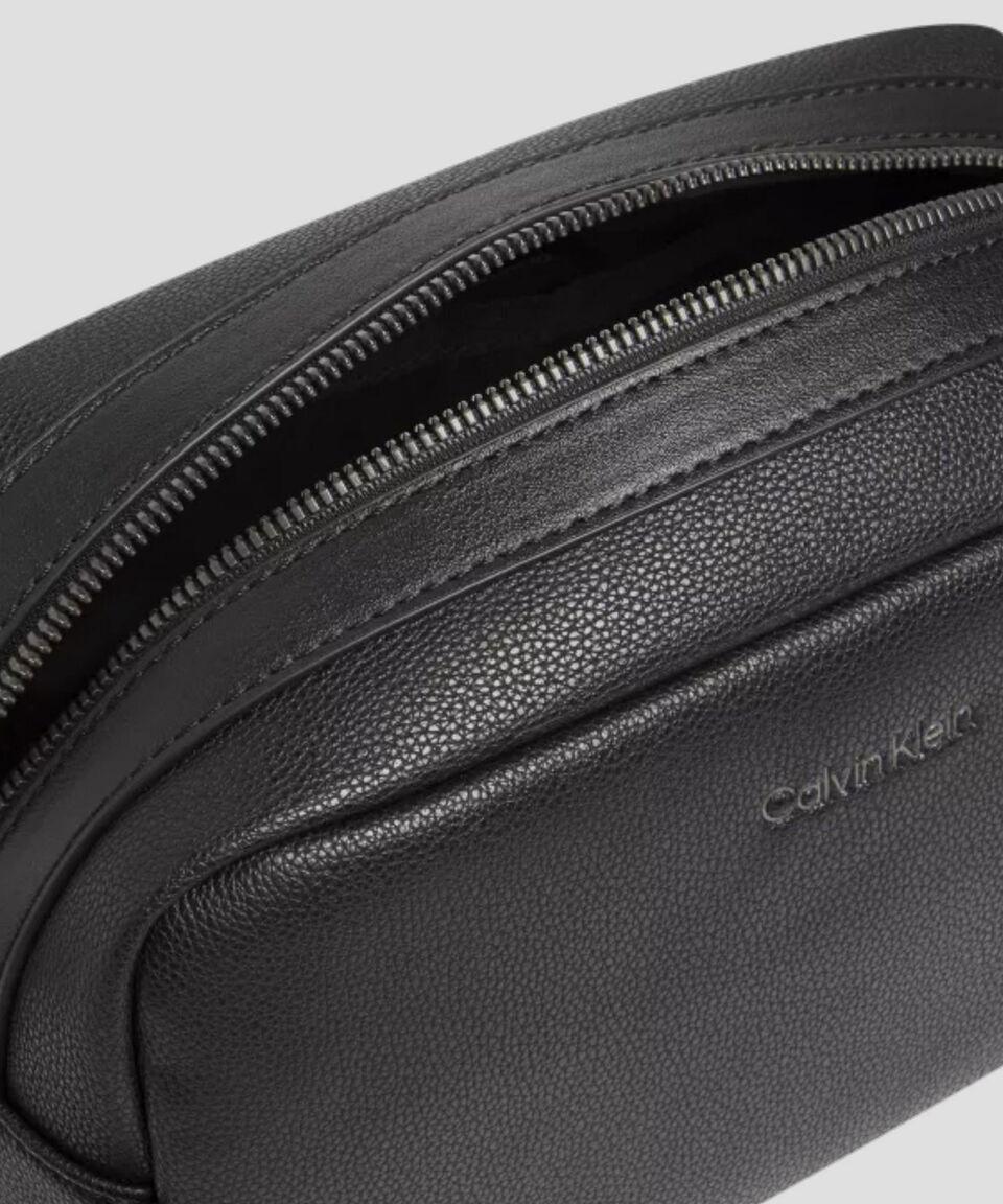 Calvin Klein Neceser Washbag Con Logo Negro Hombre