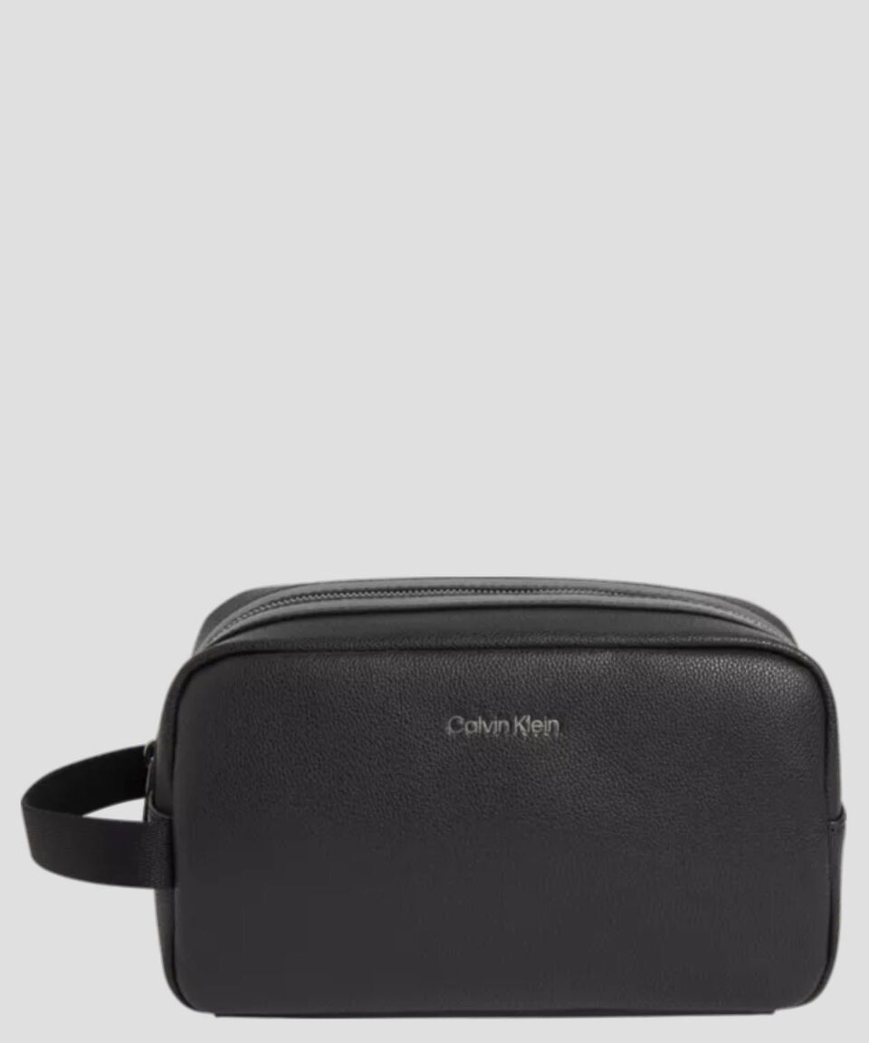 Calvin Klein Neceser Washbag con logo Negro Hombre
