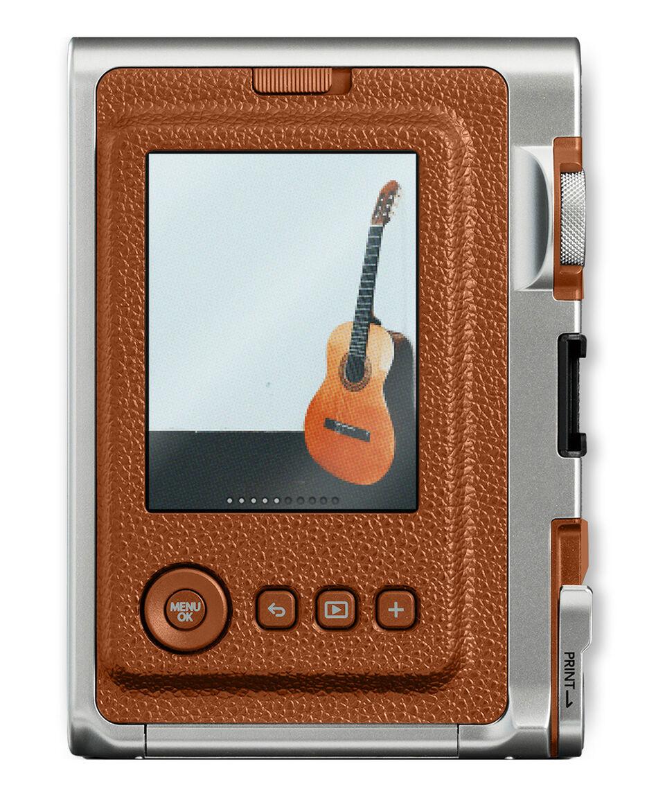 Fujifilm Cámara Instantánea Híbrida Fuji Instax Mini Evo Café