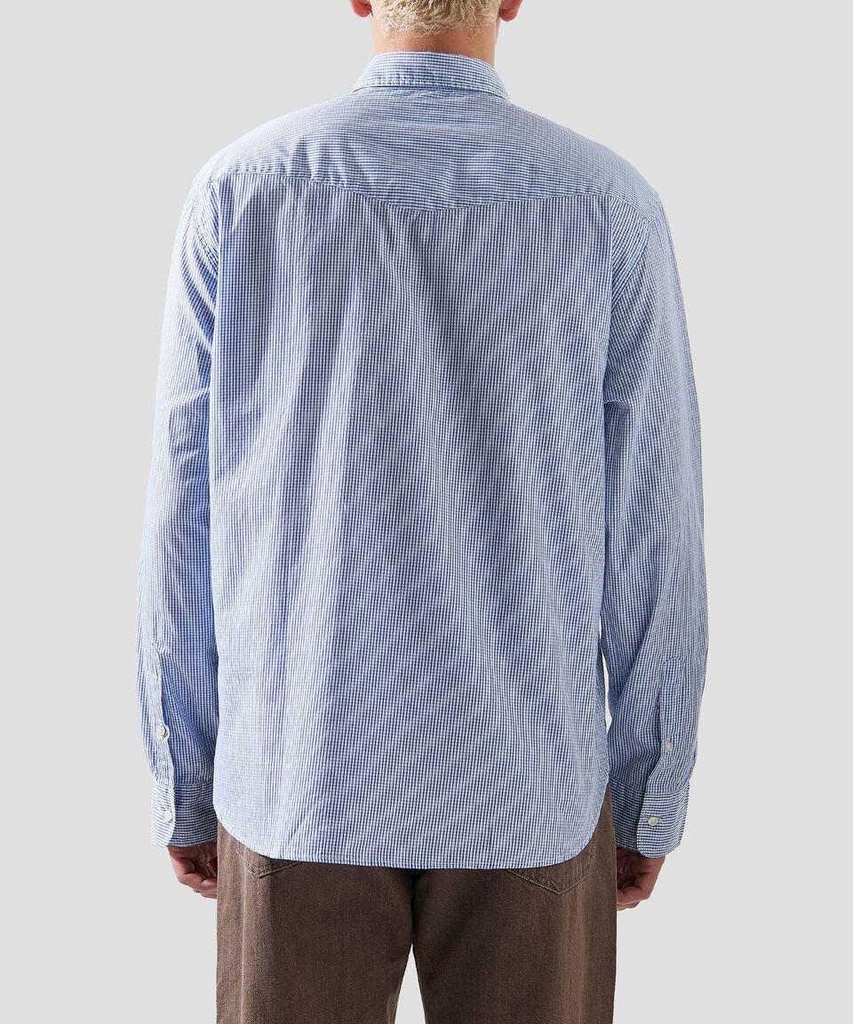 Officine Générale Camisa De Cuadros Con Manga Larga Hombre