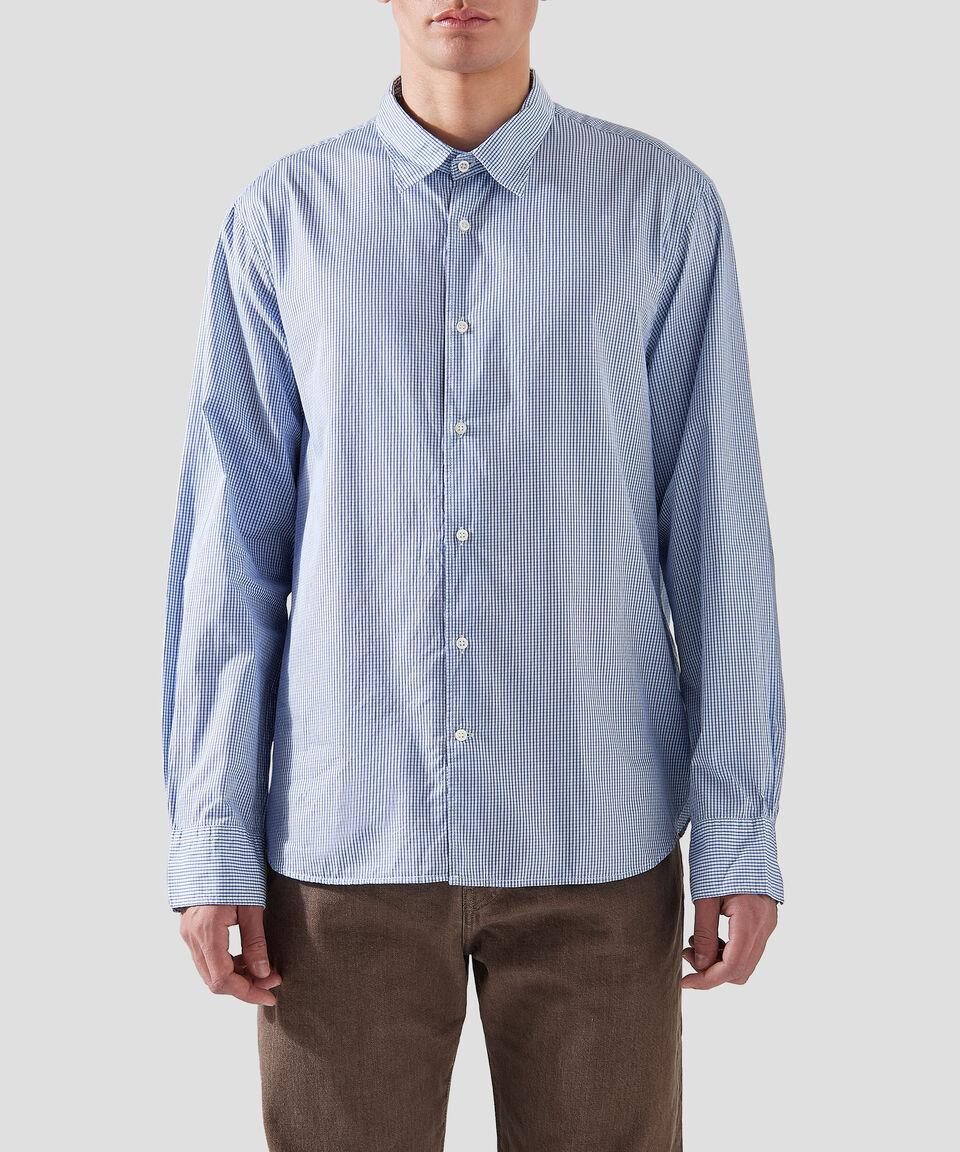 Officine Générale Camisa de cuadros con manga larga Hombre