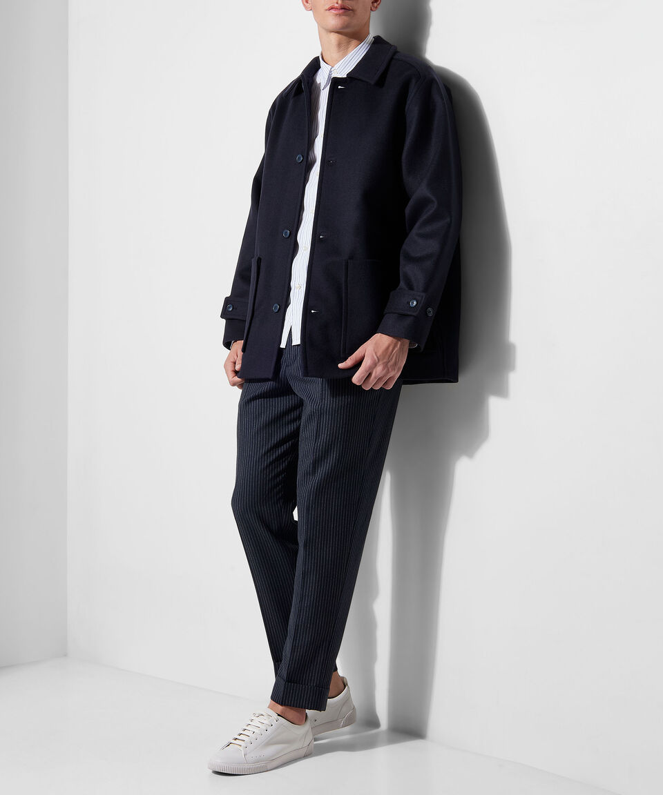 Officine Générale Camisa De Rayas Con Manga Larga Hombre