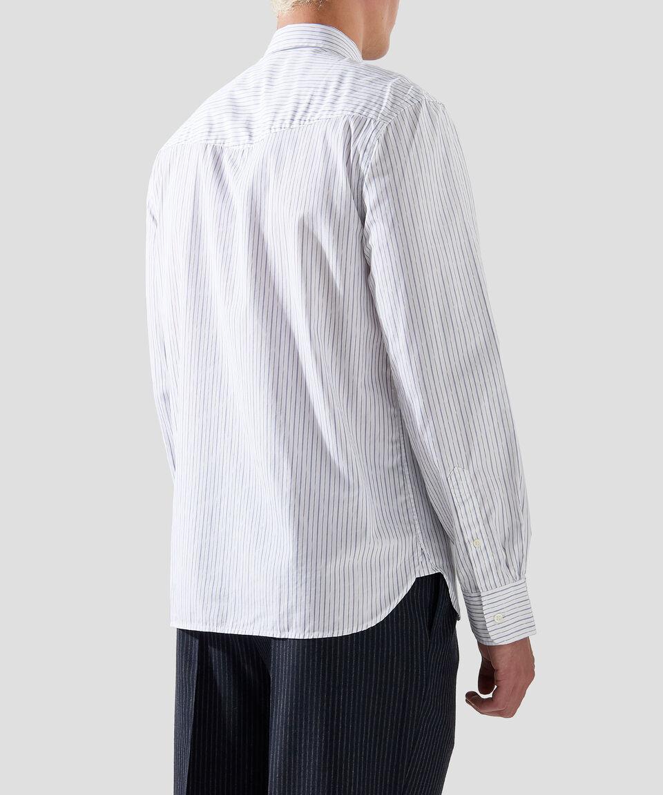 Officine Générale Camisa De Rayas Con Manga Larga Hombre