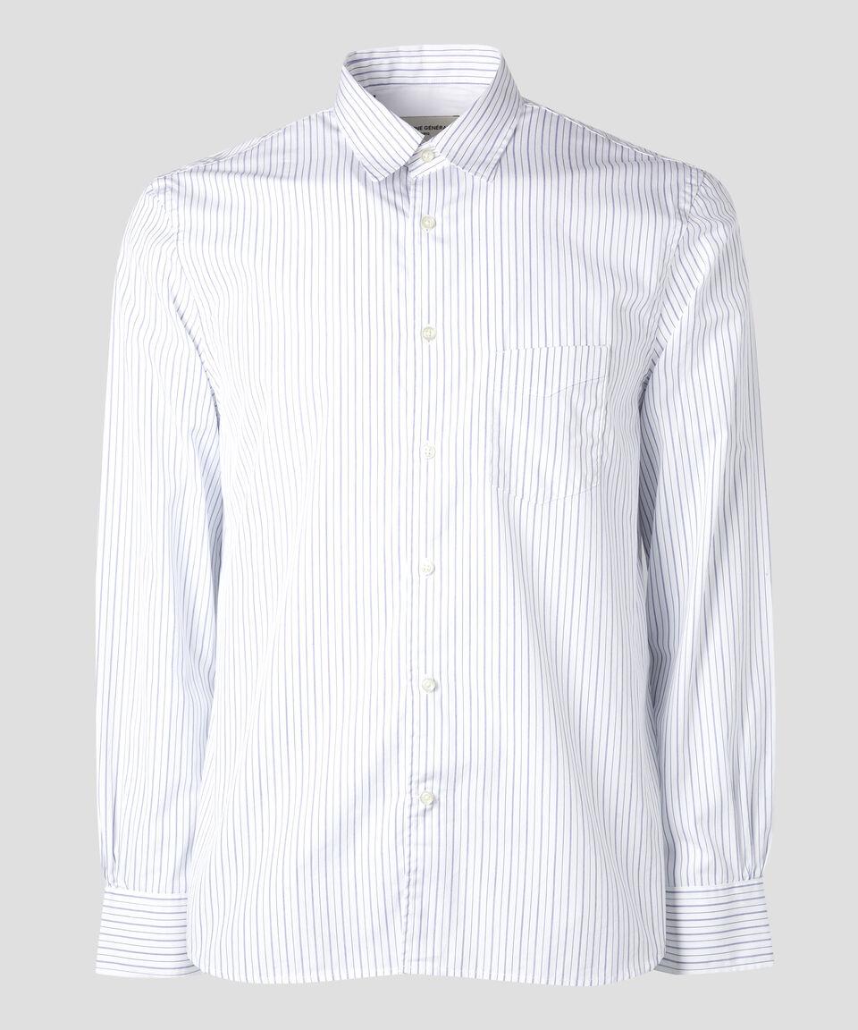 Officine Générale Camisa De Rayas Con Manga Larga Hombre