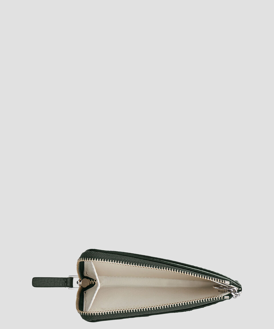 Marc Jacobs Cartera Verde En Piel The Leather Granulada Mujer