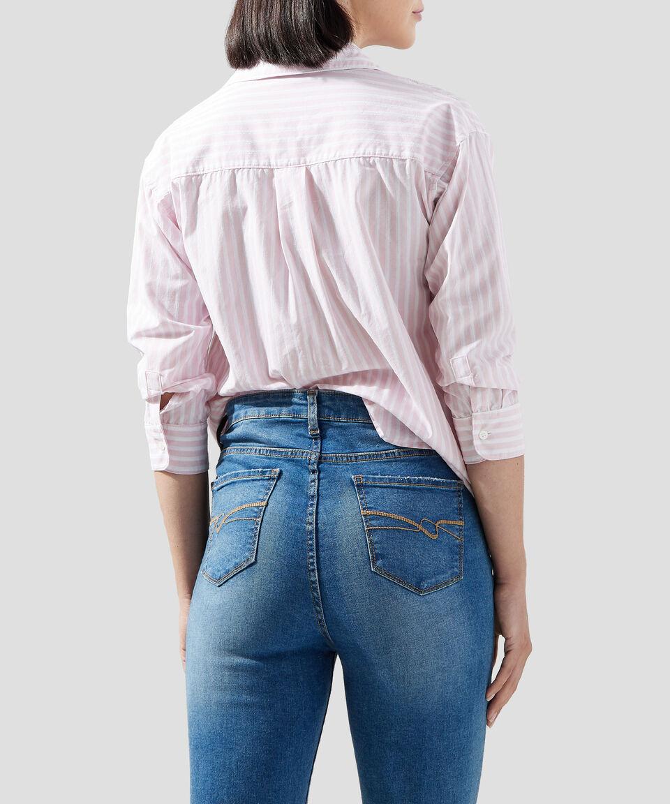 Catamaran Camisa De Rayas Con Manga Larga Mujer