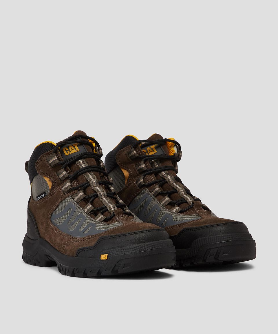 Caterpillar Botas Cortas En Piel Multicolor Hombre