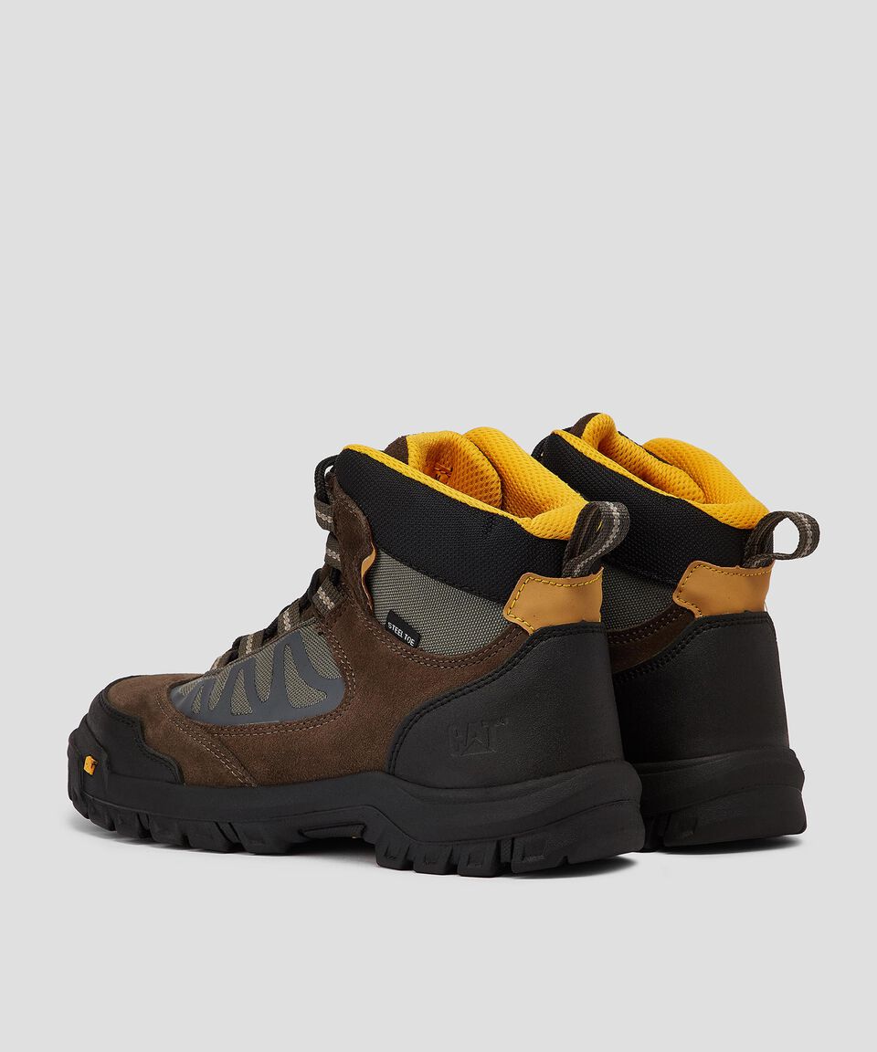 Caterpillar Botas Cortas En Piel Multicolor Hombre