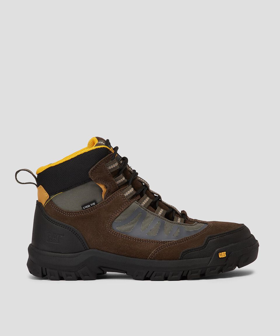Caterpillar Botas cortas en piel multicolor Hombre