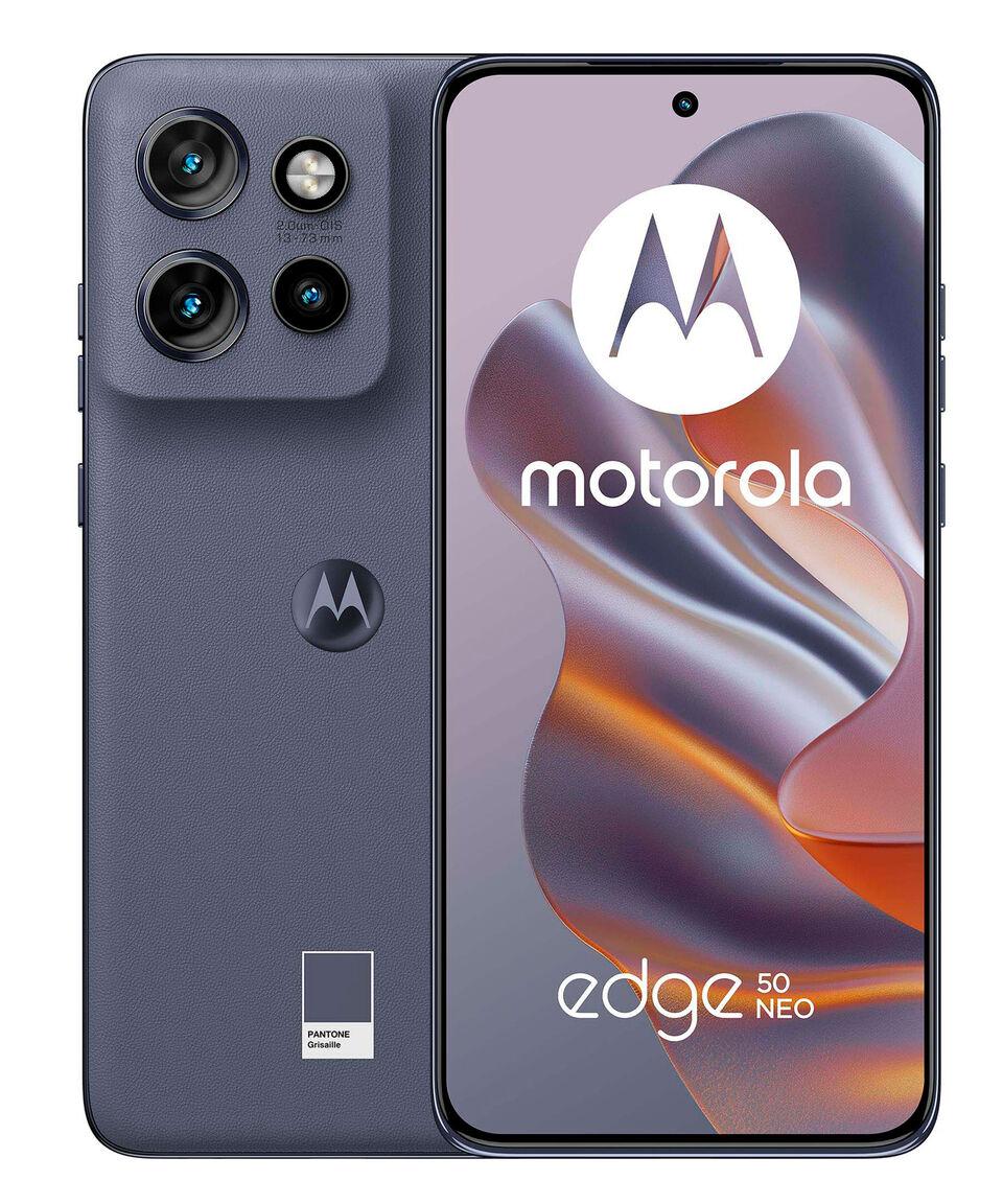 Motorola Celular Moto Edge 50 Neo 256 GB RAM 8 GB Gris Desbloqueado