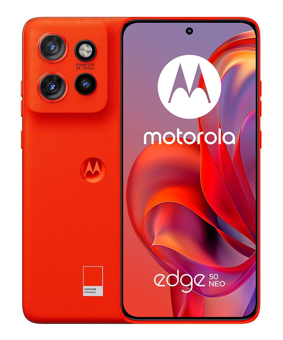 Motorola Celular Moto Edge 50 Neo 256 GB RAM 8 GB Naranja Desbloqueado