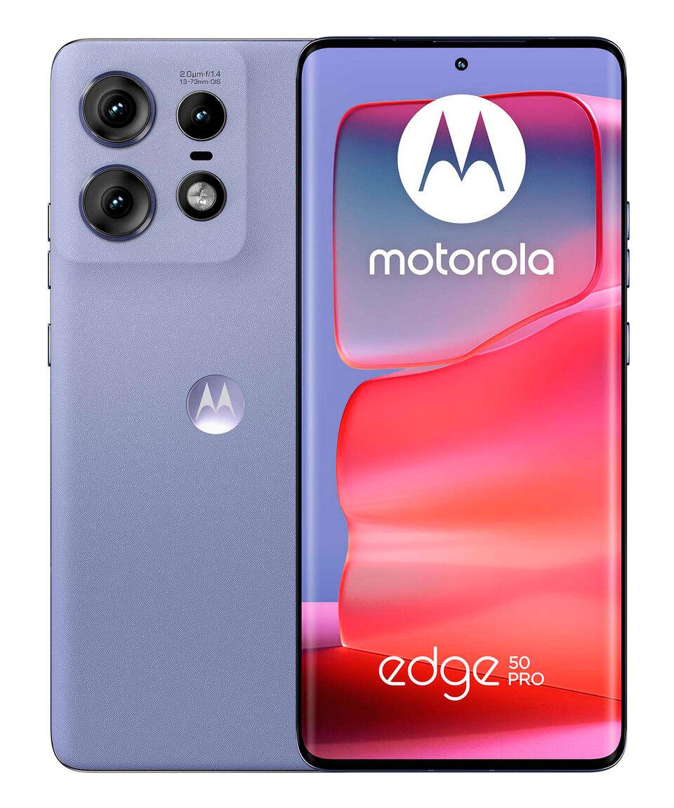 Motorola Celular Moto Edge 50 Pro 512 GB RAM 12 GB Morado Desbloqueado