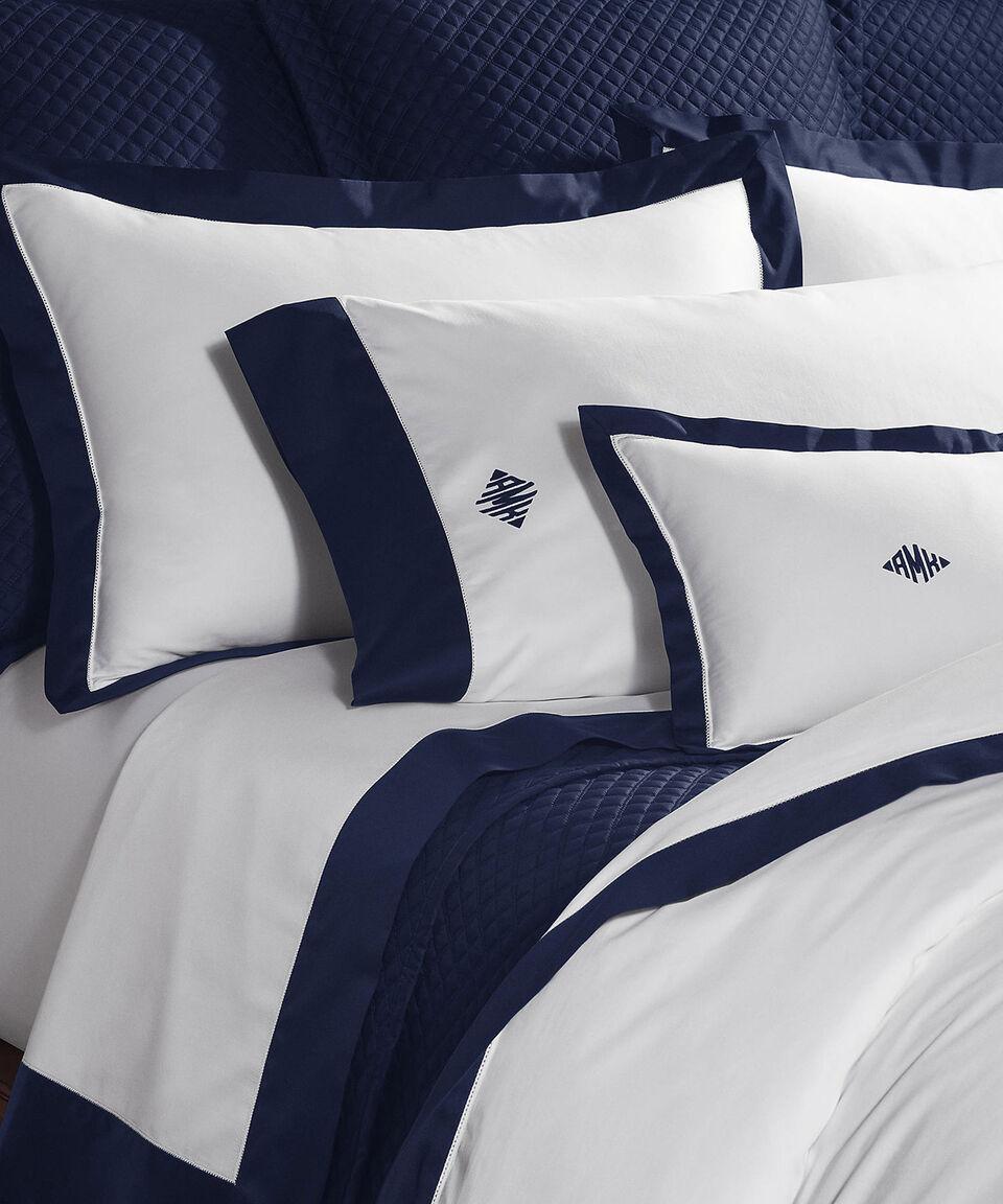 Ralph Lauren Home Collection Cenefa Sábana Plana Marino Queen Size