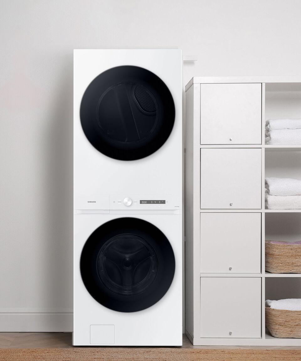 Samsung Centro De Lavado Inteligente Laundry Hub A Gas Natural (convertible A Gas LP) Carga Frontal 22 Kg Blanco