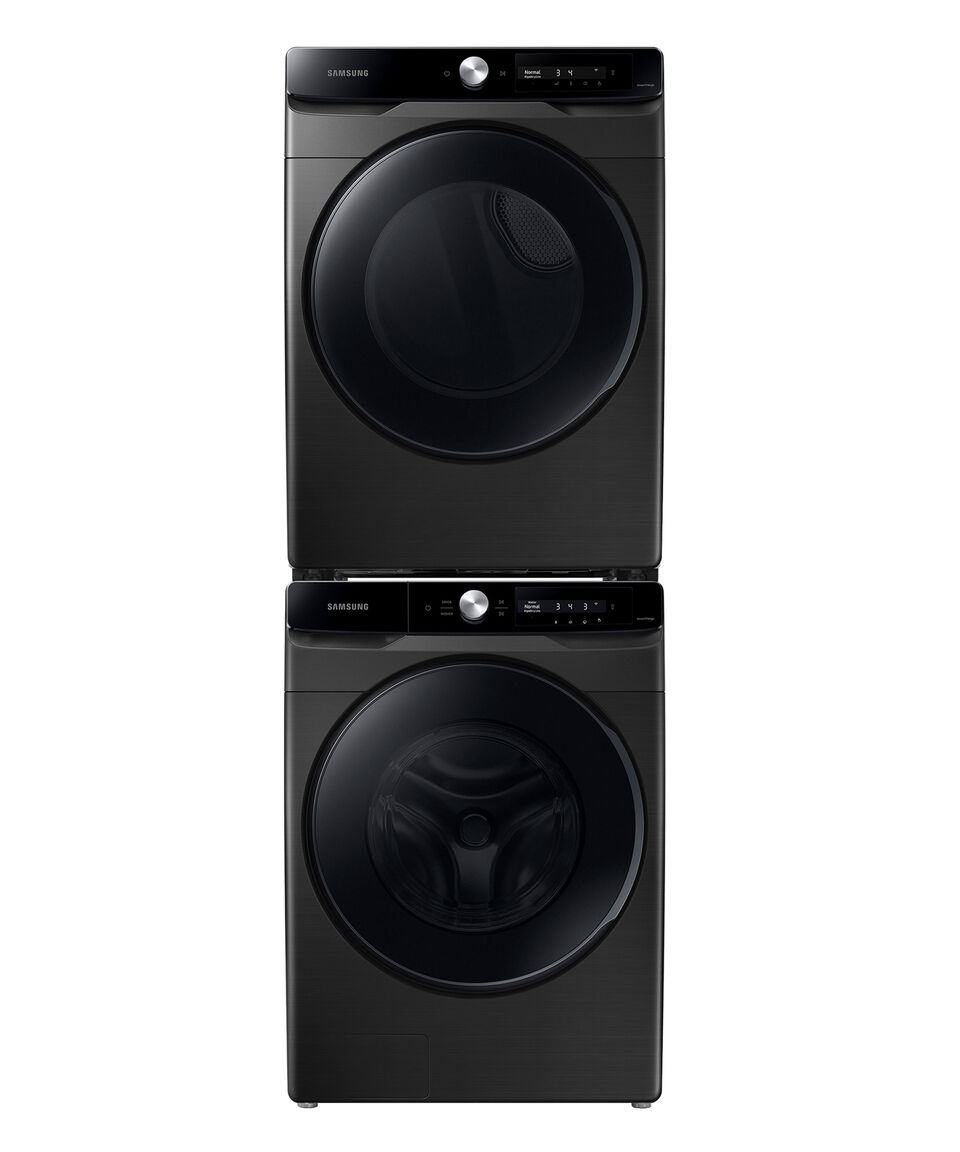 Samsung Centro De Lavado Lavadora Eléctrica Y Secadora Gas Natural (convertible A Gas LP) Frontal 22 Kg Negro