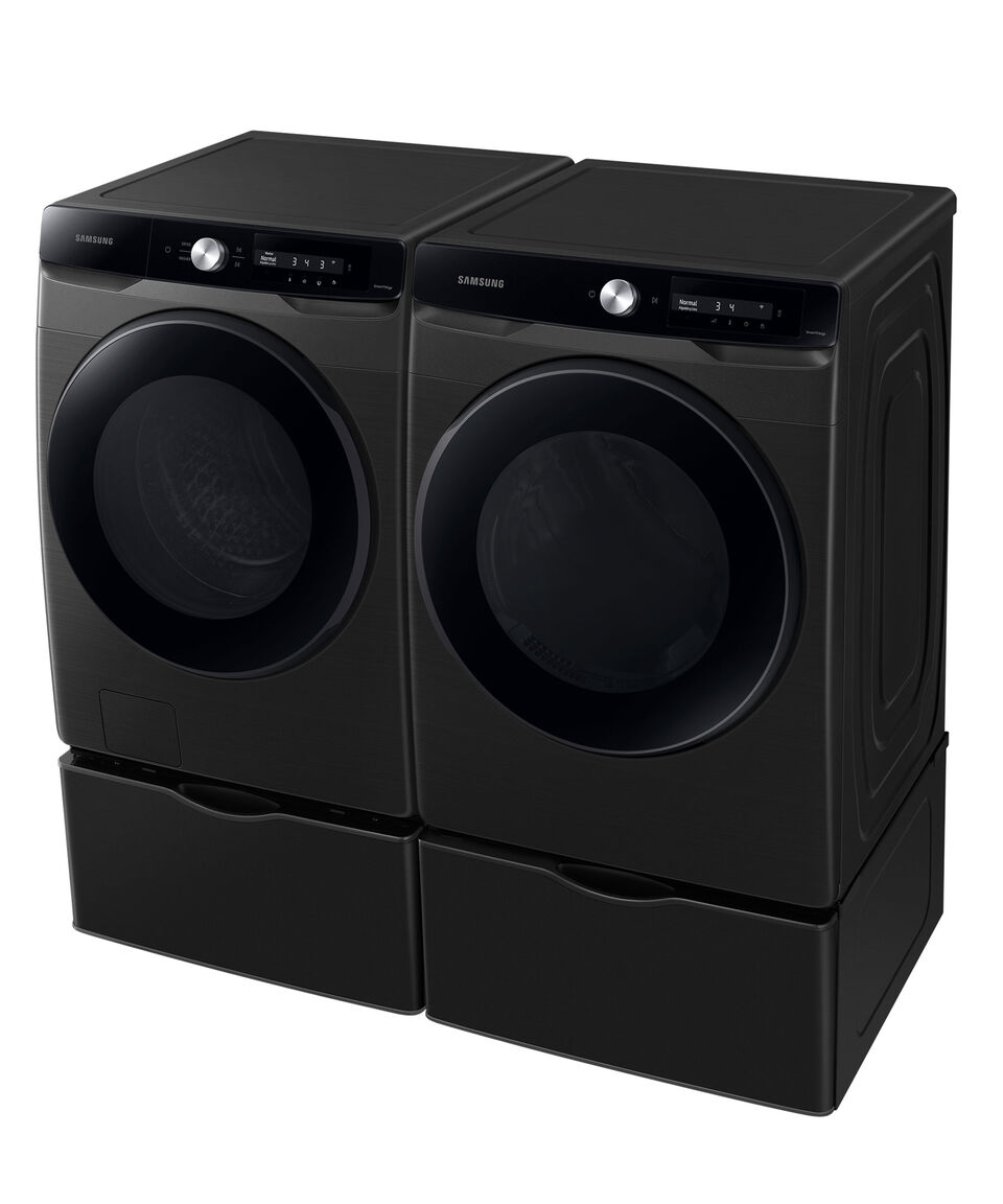 Samsung Centro de Lavado Lavadora Eléctrica y Secadora Gas Natural (convertible a gas LP) Frontal 22 Kg Negro