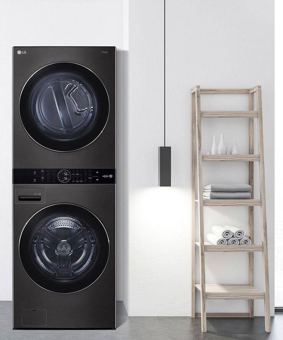 LG Centro De Lavado LG WashTower Eléctrico Frontal 22 Kg Negro