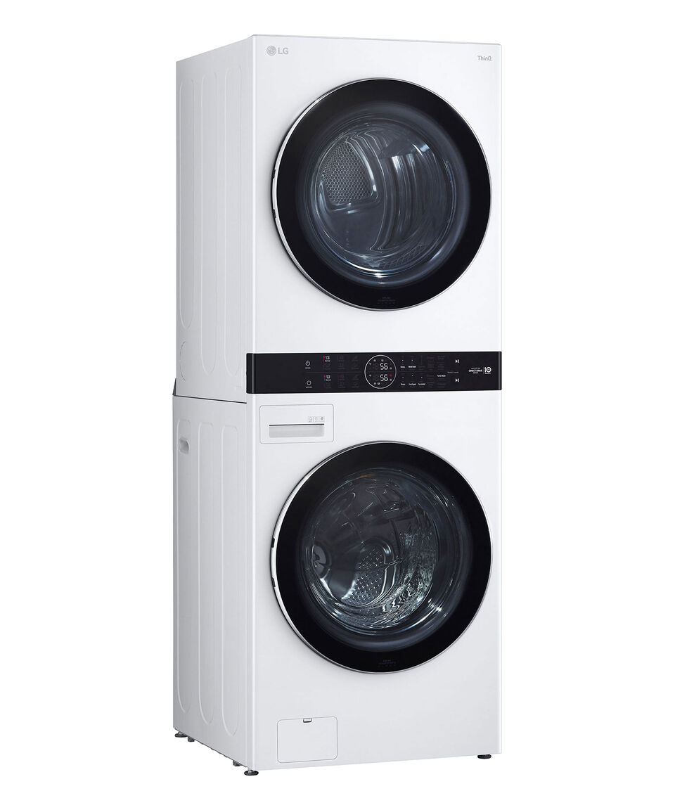 Lg Centro De Lavado WashTower Eléctrica - Gas Carga Frontal WK22WS6 22 Kg Blanco
