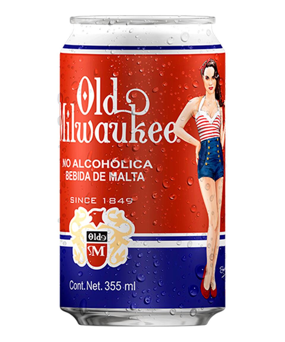 Old Milwaukee Cerveza clara sin alcohol Old Milwaukee 355 ml