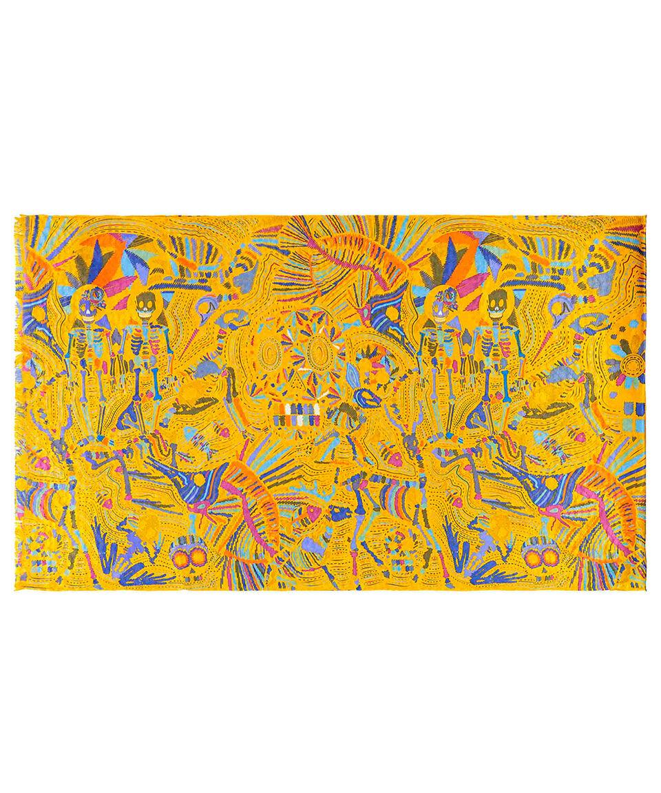 Pineda Covalin Chalina amarilla con viaje al Mictlán Mujer