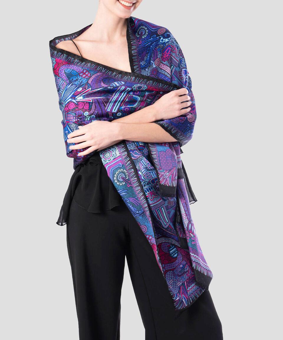 Pineda Covalin Chalina Azul Morado Diosas Mexicas Mujer