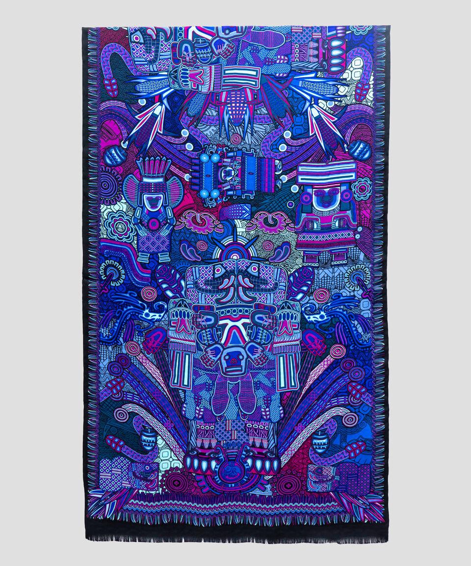 Pineda Covalin Chalina azul morado Diosas Mexicas Mujer