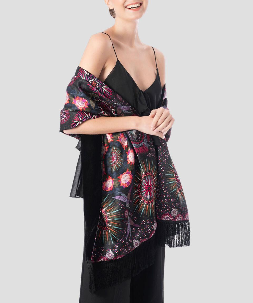 Pineda Covalin Chalina Multicolor Con Colibrís Mujer