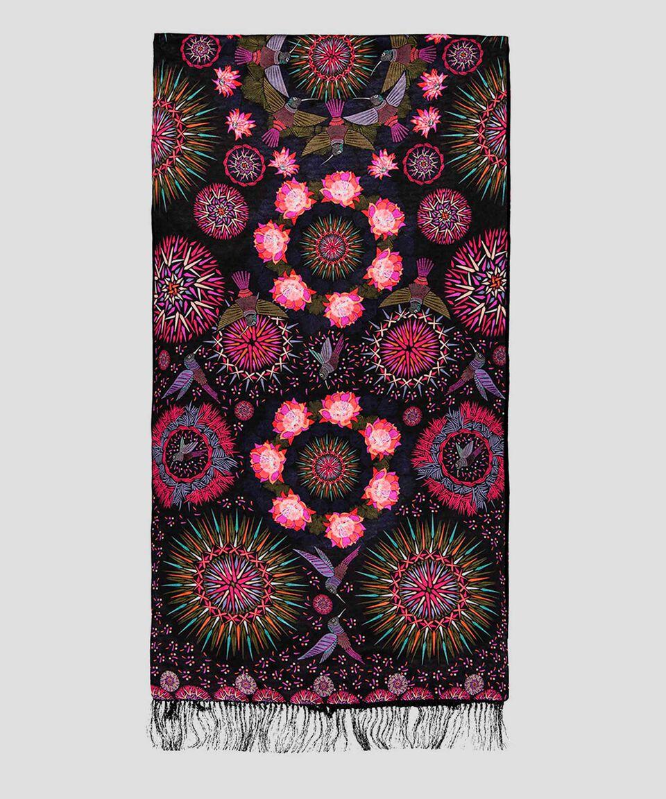 Pineda Covalin Chalina Multicolor con Colibrís Mujer