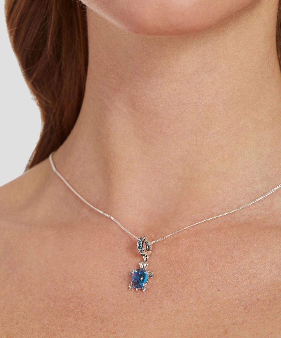 Pandora Charm En Plata .925 Tortuga Marina En Cristal De Murano Mujer