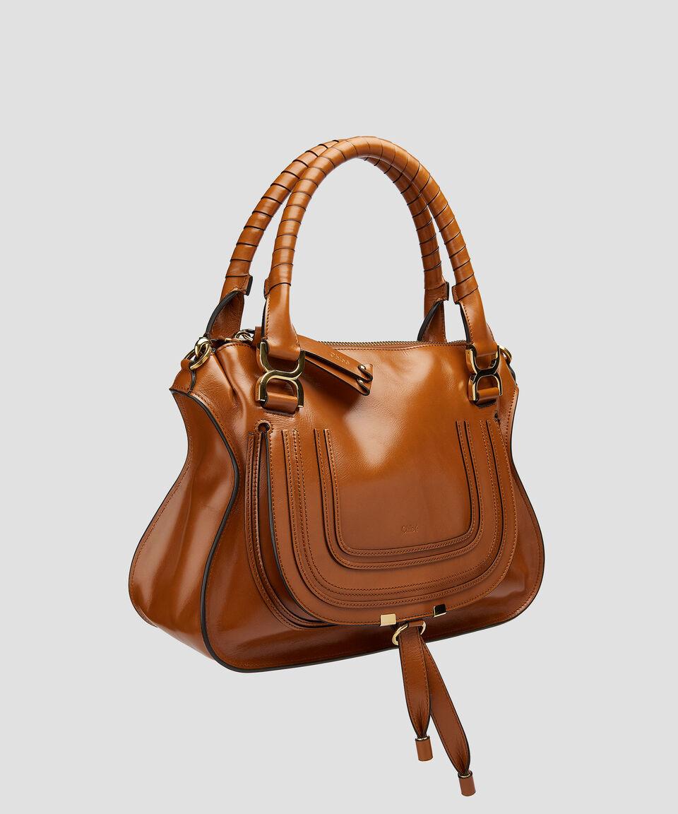 Chloé Bolso Satchel En Piel Marcie Granulado Mujer