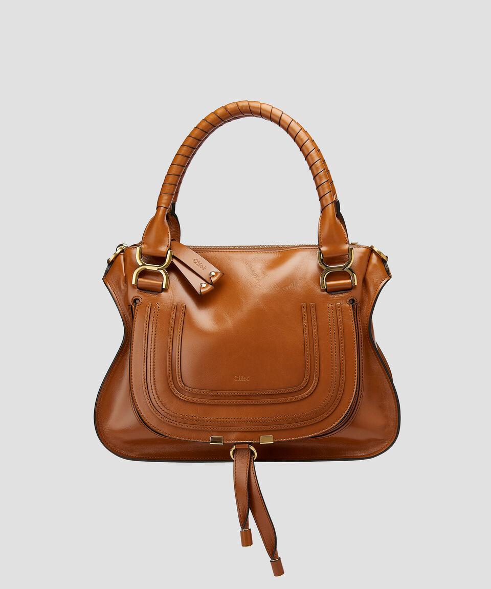 Chloé Bolso satchel en piel Marcie granulado Mujer