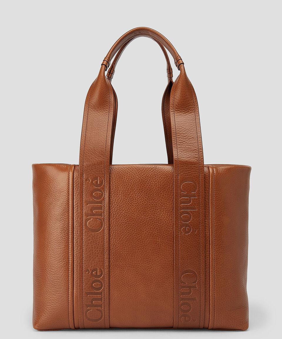 Chloé Bolso Tote En Piel Vacuna Granulado Mujer